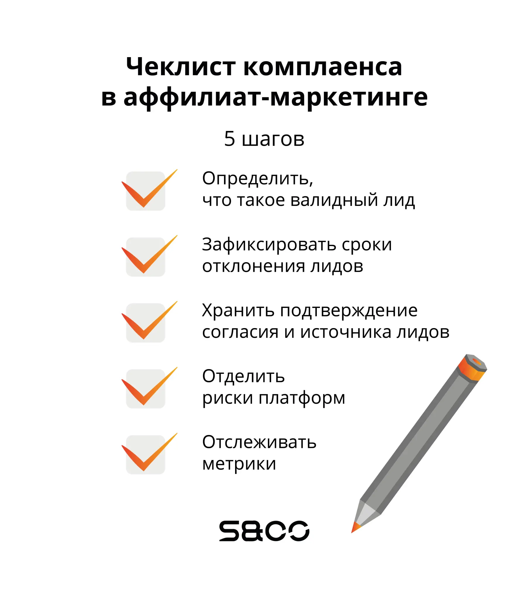 Контрольный чеклист комплаенса в аффилиат-маркетинге: 5 шагов
